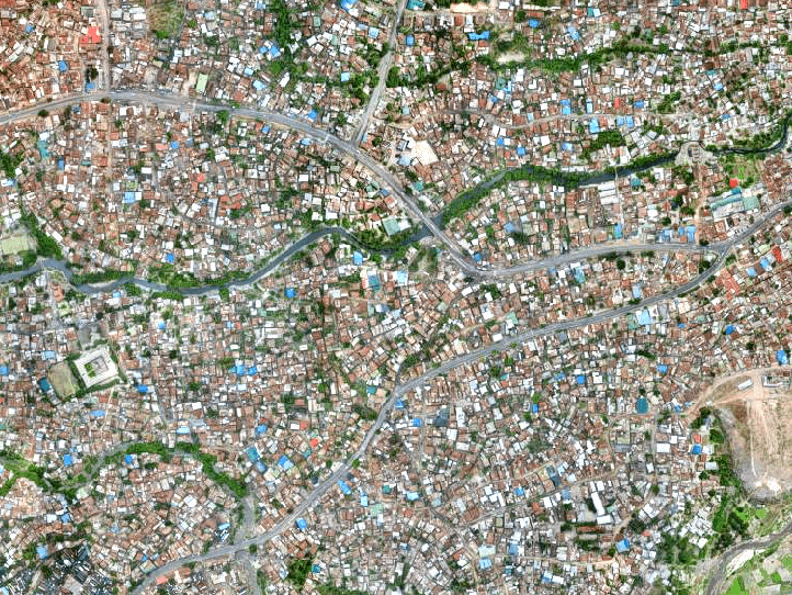 Informal settlement in Dar es Salaam.